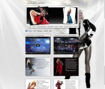 Webdesign für Saxophonistin